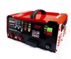Mikroprocesorinis akumuliatorių įkroviklis, švino-rūgštiniams akumuliatoriams, 6V/12V/24V, su saugos apsaugomis, akumuliatoriaus priežiūros režimu