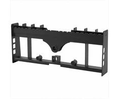 Mini krautuvo padėklų rėmas krautuvams ir traktoriams, sunkiasvoris greito prikabinimo laikiklis, padėklų šakių rėmo priedas, žemės ūkio technikos rėmas