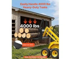 Mini krautuvo palečių šakių rėmas, sustiprintas su 1814 kg galia, 50.8 mm prikabinimo imtuvas, greito jungimo traktoriaus krautuvams, palečių šakių priedas, žemės ūkio technika