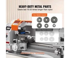 Vevor mini metalo tekinimo staklės 7 x 16 col.