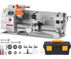 VEVOR mini metalo tekinimo staklės 7 x 16 col.