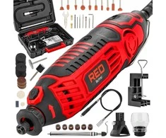Mini sukamasis įrankis, su 180 dalių priedų rinkiniu, 280W, 35000 RPM, rankdarbiams, hobiams ir „pasidaryk pats“ projektams