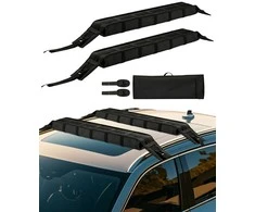 Minkšti stogo bagažinės laikikliai, 33 colių, 80 kg keliamoji galia, baidarėms, kanojoms, irklentėms, bagažui, automobilio stogo laikikliai