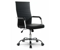 Moderni biuro kėdė, ergonomiškas dizainas, juoda vadovo kėdė, pasukama kėdė, patogi darbo kėdė