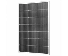 Monokristalinė saulės baterija 100W, IP65 vandeniui atspari, MC4 jungtis, aliuminio rėmas, skirta automobiliams, valtims, kemperiams ir autonominėms sistemoms, mono PV modulis