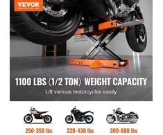 Motociklo žirklinis keltuvas 0.5t, su apsauga, ATV, motokroso, enduro motociklų pakėlimui