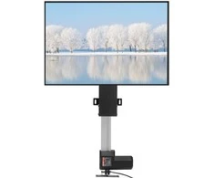Motorizuotas TV keltuvas iki 60", elektrinis reguliuojamo aukščio laikiklis, automatinis TV stovas, TV pakėlimo mechanizmas