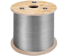 Nerūdijančio Plieno Aviacinis Lynas, 4.76mm 7x19 Vijų, Didelio Atsparumo Vielinis Lynas Turėklams, Tvoroms, Jūrų Reikmėms