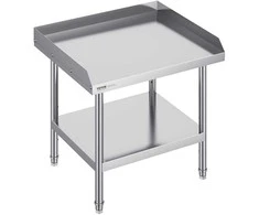 VEVOR Nerūdijančio plieno darbinis stalas restoranui 61x71 cm
