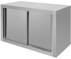 Toya Sa Poland Nerūdijančio plieno sieninė spintelė, 1000x400x650 mm, virtuvės sandėliukas