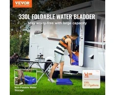 Vevor Nešiojama vandens talpykla, 330 litrų, sulankstoma, 1000D PVC