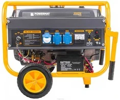 Nešiojamas generatorius 3000W, 230V AC ir 12V DC, elektrinis paleidimas, AVR įtampos stabilizatorius, namams, sodui, statyboms