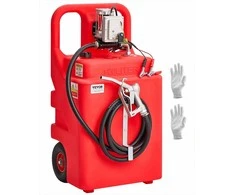 Nešiojamas kuro bakas, 121 litrų talpa, su 12V elektriniu siurbliu ir rankiniu pistoletu, motorinėms valtims ir keturračiams, dyzelino ir benzino talpa, kuro perpylimo stotelė