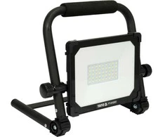 Nešiojamas LED darbo žibintas, 30W, reguliuojamas stovas, IP65 atsparus vandeniui, 2850lm, lauko prožektorius