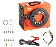 Nešiojamas PCP oro kompresorius 30MPa, automatinis, 12V/230V, be alyvos, oro pildymo stotis