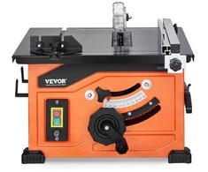 Nešiojamas stalo pjūklas 1200 W, 210 mm diskas, 225 mm pjovimo gylis, medienos apdirbimo, baldų gamybos pjūklas, rankinis diskinis pjūklas