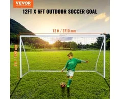 Nešiojami futbolo vartai, 3.66x1.83 m futbolo tinklas suaugusiems ir vaikams, dideli treniruočių futbolo vartai, jaunimo treniruočių futbolo vartų komplektas
