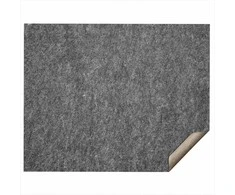 Neslystantis kilimo pagrindas, poliesterio veltinis ir lateksas, pilkas paminkštinimas, saugus visoms grindims, 2440 x 3060 mm kilimo patiesalas, grindų apsauga
