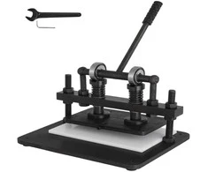 Odinis pjaustytuvas 260x150mm, presas, rankinis iškirtimo įrankis, odos įspaudimo presas, reljefinis presas, odos apdirbimo įrankis