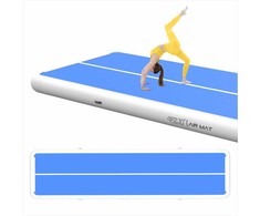 Oro takelis, gimnastikos kilimėlis treniruotėms ir fitnesui, patvarus PVC pripučiamas kilimėlis, 800cm x 200cm