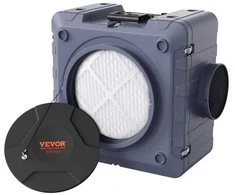 Oro valytuvas su 3 pakopų HEPA filtru, 550 CFM neigiamo oro mašina, nešiojamas oro valytuvas namams ir biurui, ortakinio tipo oro valytuvas