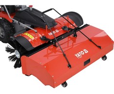 Pakaitinis šiukšlių surinkėjas YT-85600 šlavimo mašinai, 100 cm pločio, metalinis šiukšlių surinkėjas, šlavimo mašinos priedas, šlavimo mašinos surinkėjas