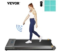 Pavaikščiojimo Takelis po Stalu, Sulankstomas Bėgimo Takelis su Nuotolinio Valdymo Pultu, 1-6 km/h Greitis, Pilkas, Be Turėklų, Kompaktiškas, Nešiojamas, Treniruoklis Namams