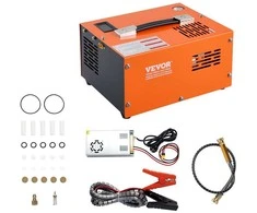 PCP oro kompresorius, 4500PSI išorinis keitiklis, nešiojamas oro kompresorius, DC12V oro siurblys, AC230V kompresorius