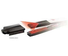 Plaukų tiesintuvas su jonizacija ir LCD ekranu, profesionalus plaukų formavimo įrankis su X-, Swiss X Agility Super Shine&amp;