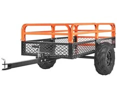 Plieninė ATV savivartė žoliapjovėms, 1500 lbs / 680 kg, 15 kub. pėdų / 0.42 kub. m, priekaba, sodo vežimėlis, savivartis