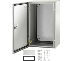 Plieninė elektros dėžutė 20x12x10", IP66, lauko/vidaus, hermetiška, metalinė, skirstomoji