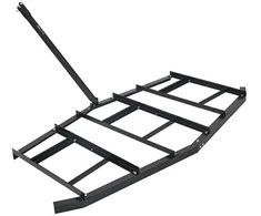 Plieninės akėčios 84 cm, lyginimo akėčios, keturračiams, lauko, sodo, žvyro, žemės