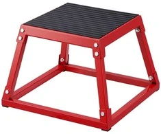 Pliometrinė dėžė 30.48 cm, šuolio dėžė, plieno platforma, mankštos laiptelis, fitneso įrankis, namų sporto salės įranga