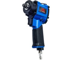 Pneumatinis smūginis veržliasukis, mini dydis, 1200 Nm, Twin Hammer mechanizmas, automobilių ir pramoniniam naudojimui, kompaktiškas smūginis suktuvas