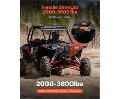 Polaris Sportsman gervės laikiklis, milteliniu būdu dengtas plienas, dviejų angų dizainas, priekabos gervės imtuvas, keturračio gervės plokštė bekelės gelbėjimui