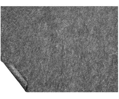 Poliesterinis kilimėlio pagrindas 2240x3060 mm, neslystantis, 12 mm storio, pilkas, kilimui, apsauginis paklotas, grindų apsauga