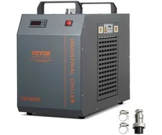 Pramoninis vandens aušintuvas CO2 lazeriui, 7 l talpa, 1450W, vandens aušinimo sistema, lazerinio graviravimo staklių aušintuvas, CO2 lazerio šaldytuvas