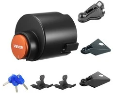 Priekabos Sankabos Užraktas 50.6mm ir 58.6mm, Apsauga nuo Vagysčių, Karavanui, Valčiai