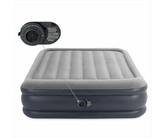 Pripučiamas oro čiužinys, dvigulis su elektrine pompa, patogus gultas vidaus ir lauko naudojimui, nešiojama stovyklavimo lova