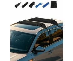 Pripučiami automobilio stogo bagažinės padėklai, universalus baidarių laikiklis, minkšta stogo bagažinė kanojoms, irklentėms ir banglentėms, 40 kg keliamoji galia