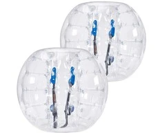 Pripučiami bamperiniai kamuoliai, 2 vnt., 1,2 m, paaugliams, 0,8 mm storio PVC, kūno sumo zorbo kamuoliai, žmogaus žiurkėno burbulo kamuoliai, bamperio žaislai