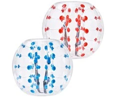 Pripučiami kamuoliai 2 vnt., 1.2 m sumo zorb kamuoliai paaugliams, 0.8 mm PVC žmogaus kamuoliai, lauko žaidimai sodui, parkui, kiemams, gimtadieniams