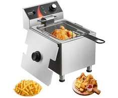 Profesionali gruzdintuvė 9L, 3100W, elektrinė, nerūdijančio plieno, restoranams, komercinė, giliojo kepimo