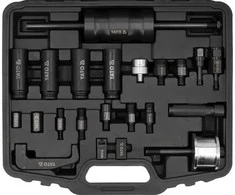 Purkštukų ištraukimo rinkinys Bosch Delphi Denso Siemens, 22 dalys, įrankis