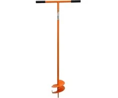 Rankinis žemės grąžtas, 17 cm skersmens, tvoros stulpams ir sodinimui, grunto grąžtas