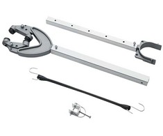 Reguliuojamas Transo Laikiklis 60.96-91.44 mm, Valties Transo Laikiklis su Tvirta Galvute, Pakabinamo Variklio Atramos Strypas