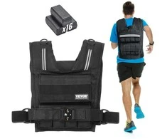 Reguliuojamo svorio liemenė jėgos treniruotėms, 15.85 kg, bėgimo svorio liemenė, fitneso liemenė vyrams ir moterims