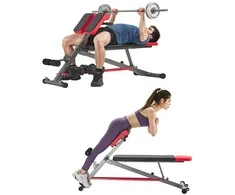 Romėniškas suoliukas nugaros tiesimui, hiperekstenzijos suoliukas, daugiafunkcinis reguliuojamas fitneso įrenginys