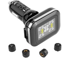 RV Padangų Slėgio Stebėjimo Sistema Priekabai, Realaus Laiko TPMS, 4 Jutikliai, Belaidė Padangų Slėgio Stebėjimo Sistema, Automobilio Padangų Slėgio Monitorius