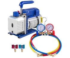 Šaldymo vakuuminis siurblys 3 CFM, HVAC, manometras, AC įrankiai, kondicionierių aptarnavimui